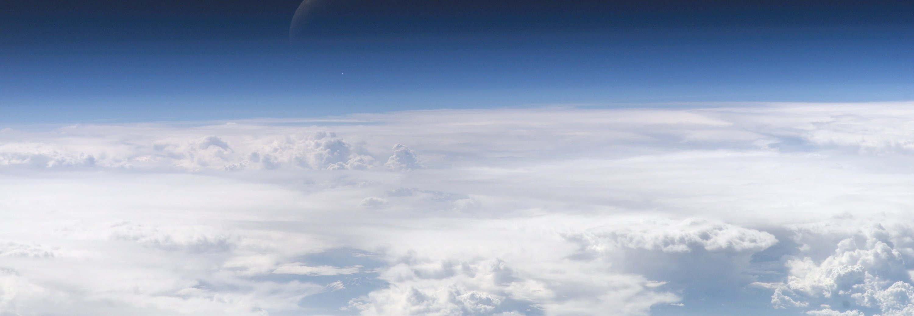 Sky from high altitude