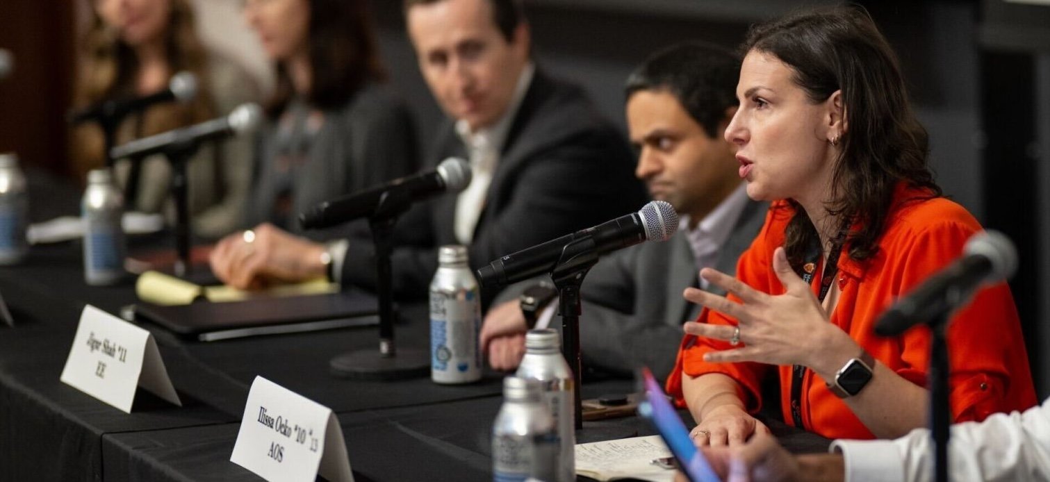 Ilissa Ocko at Princeton University panel